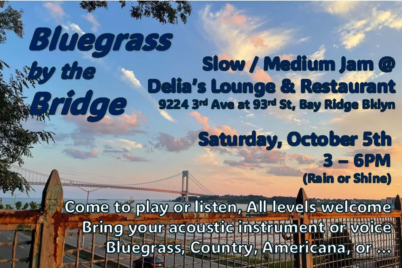 BLUEGRASS BY THE BRIDGE  Jam - All Levels Welcome