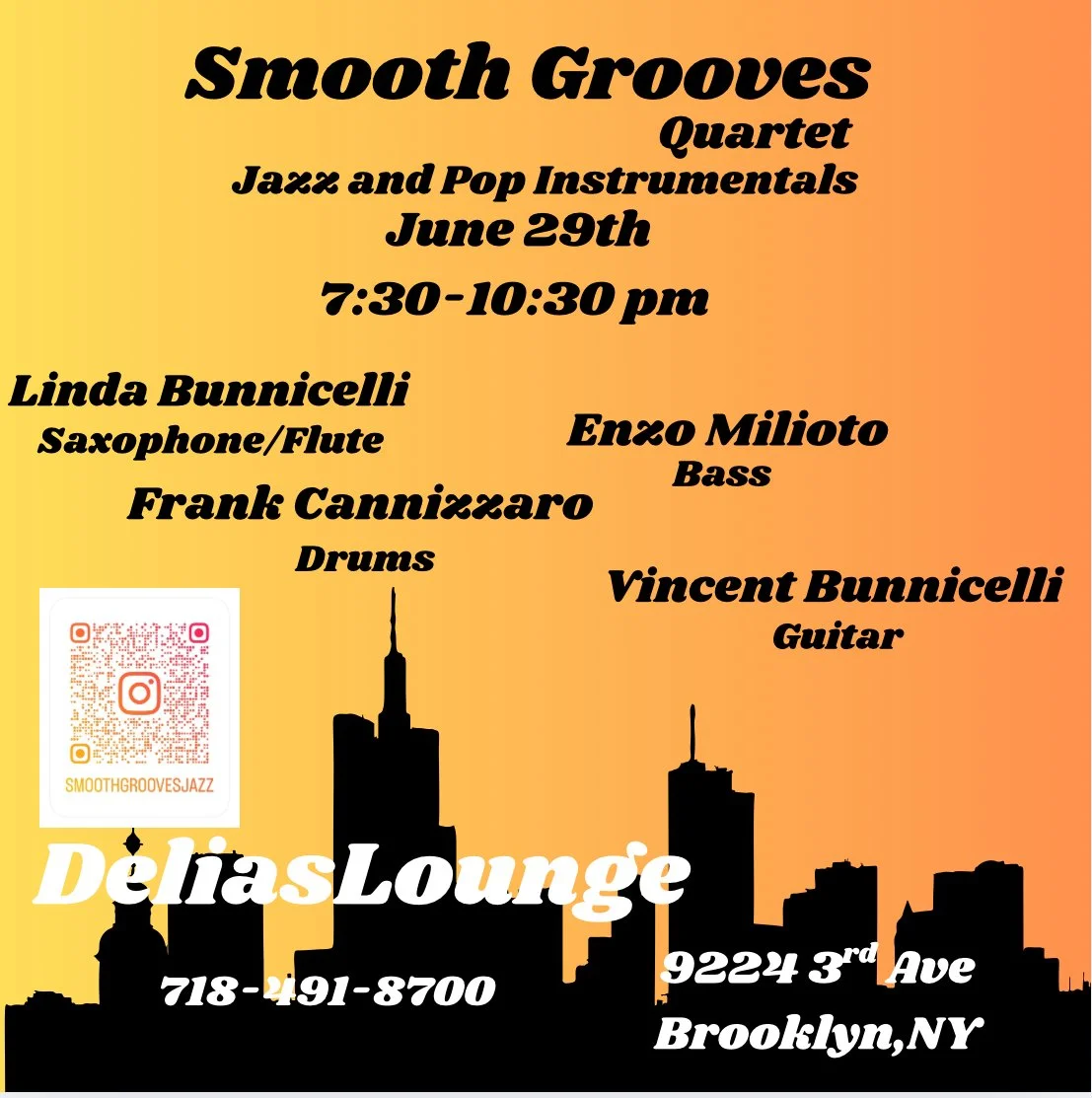 Live Music with The Smooth Groove Quartet