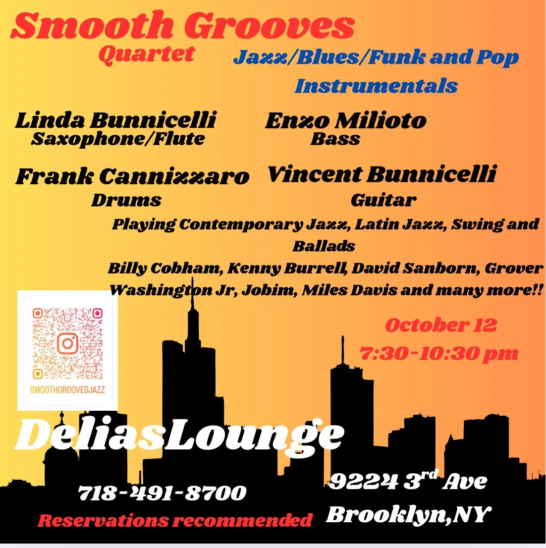 Smooth Grooves Quartet - Jazz / Blues / Funk