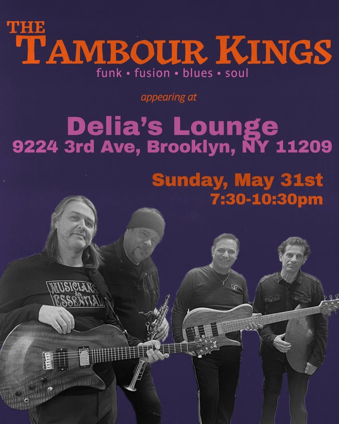 The Tambour Kings at 7pm