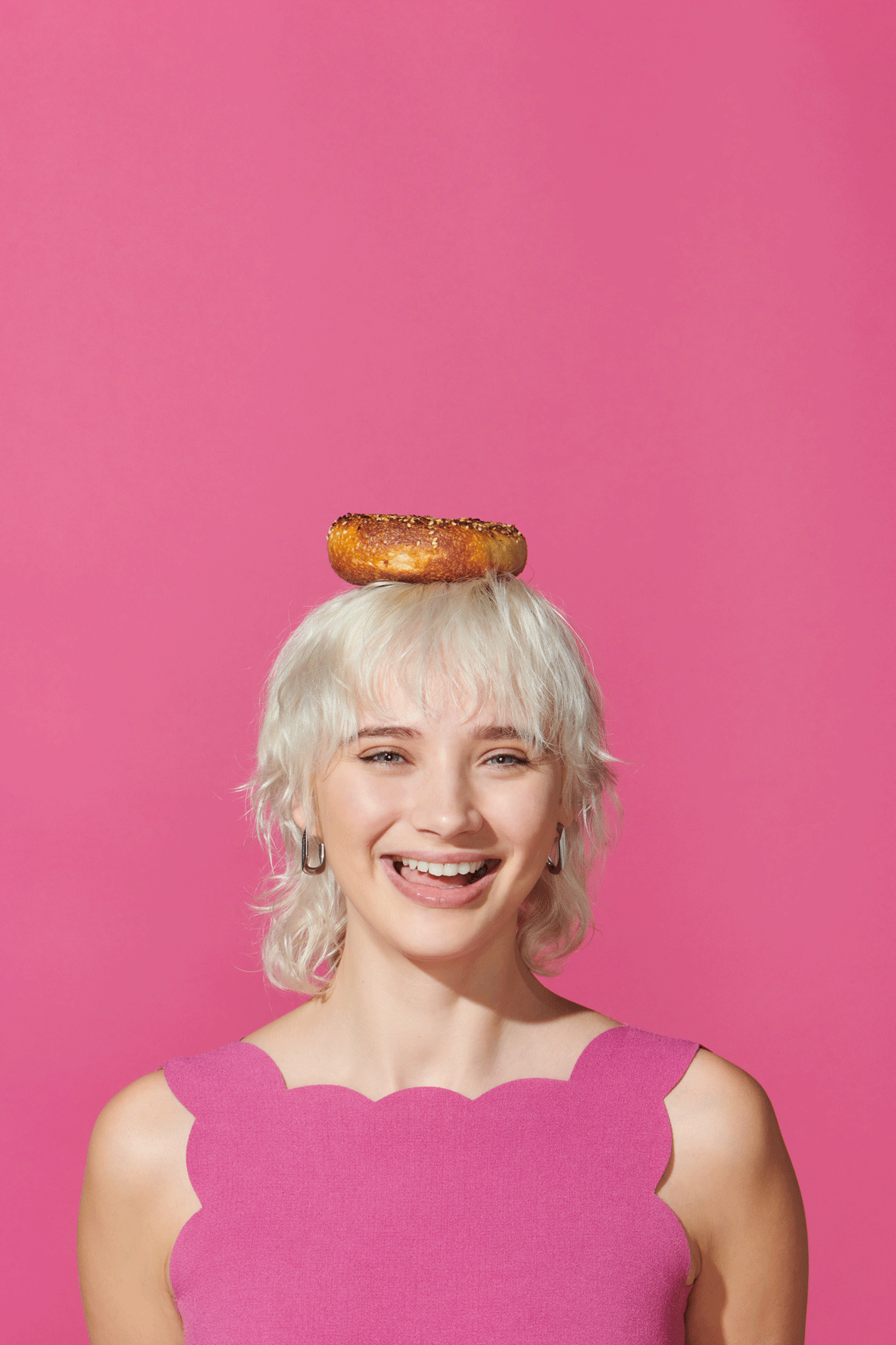 Fun Bagel Gif by LA photographer Nik Williams 