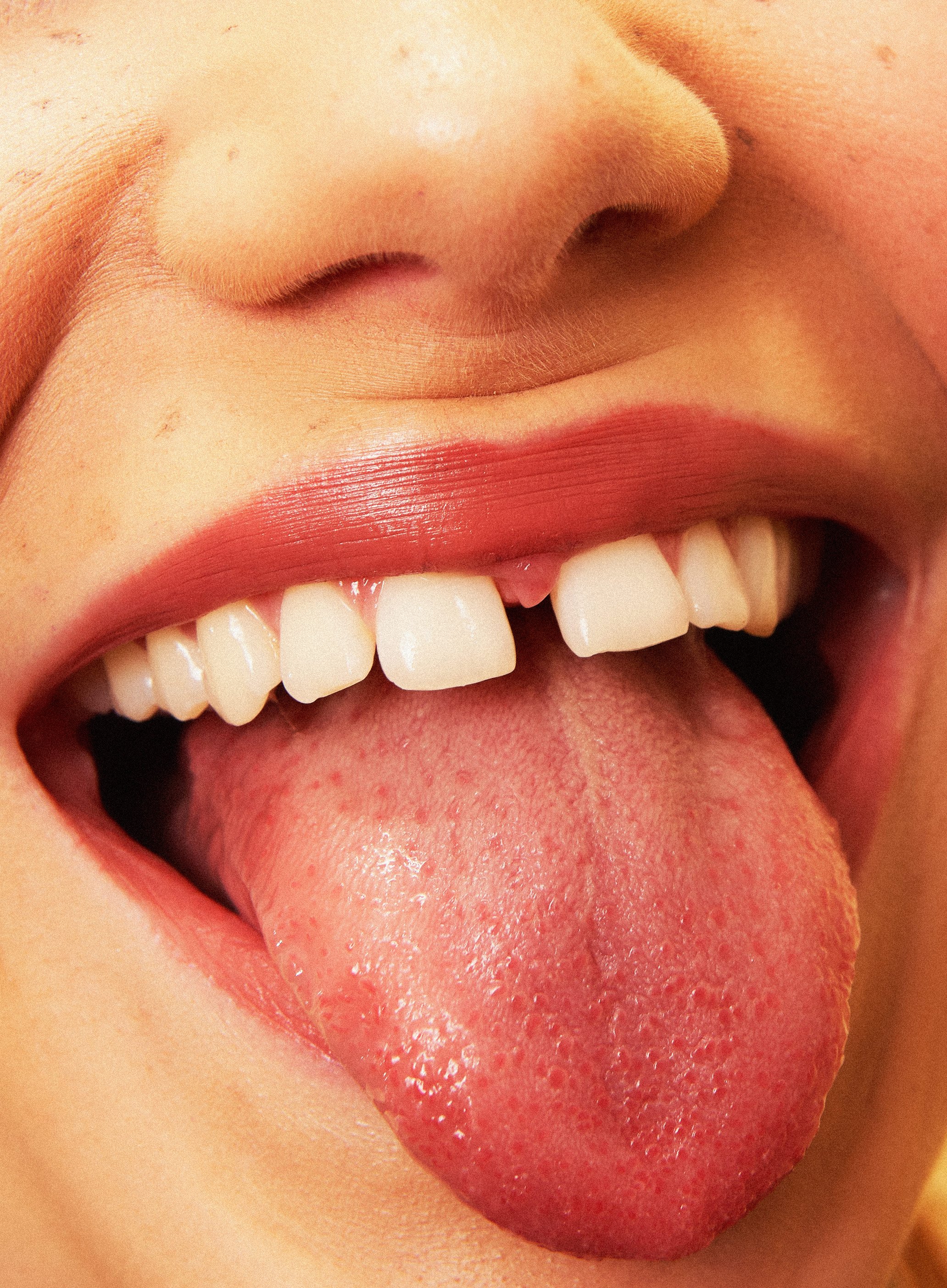 Shot by conceptual beauty photographer Nik Williams - Gap tooth