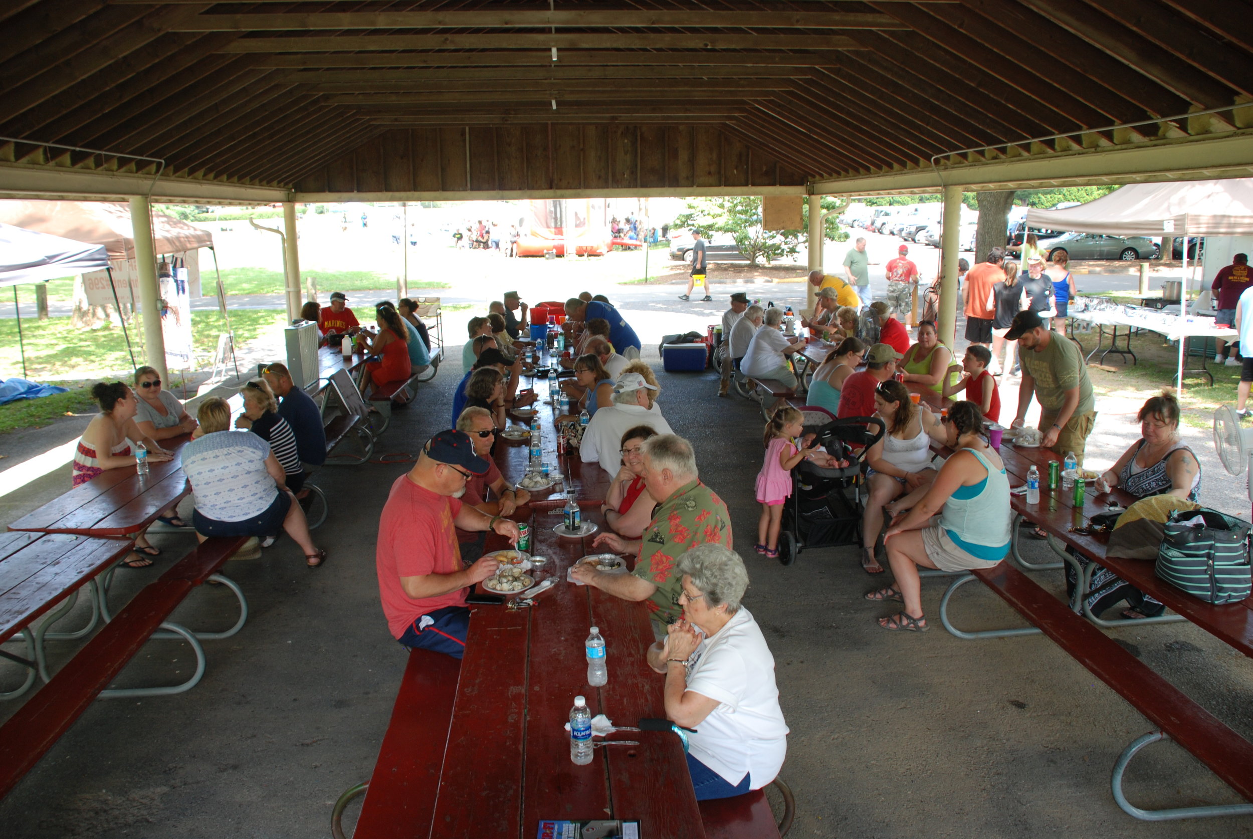  Members enjoying the Annual Detachment Picnic. 