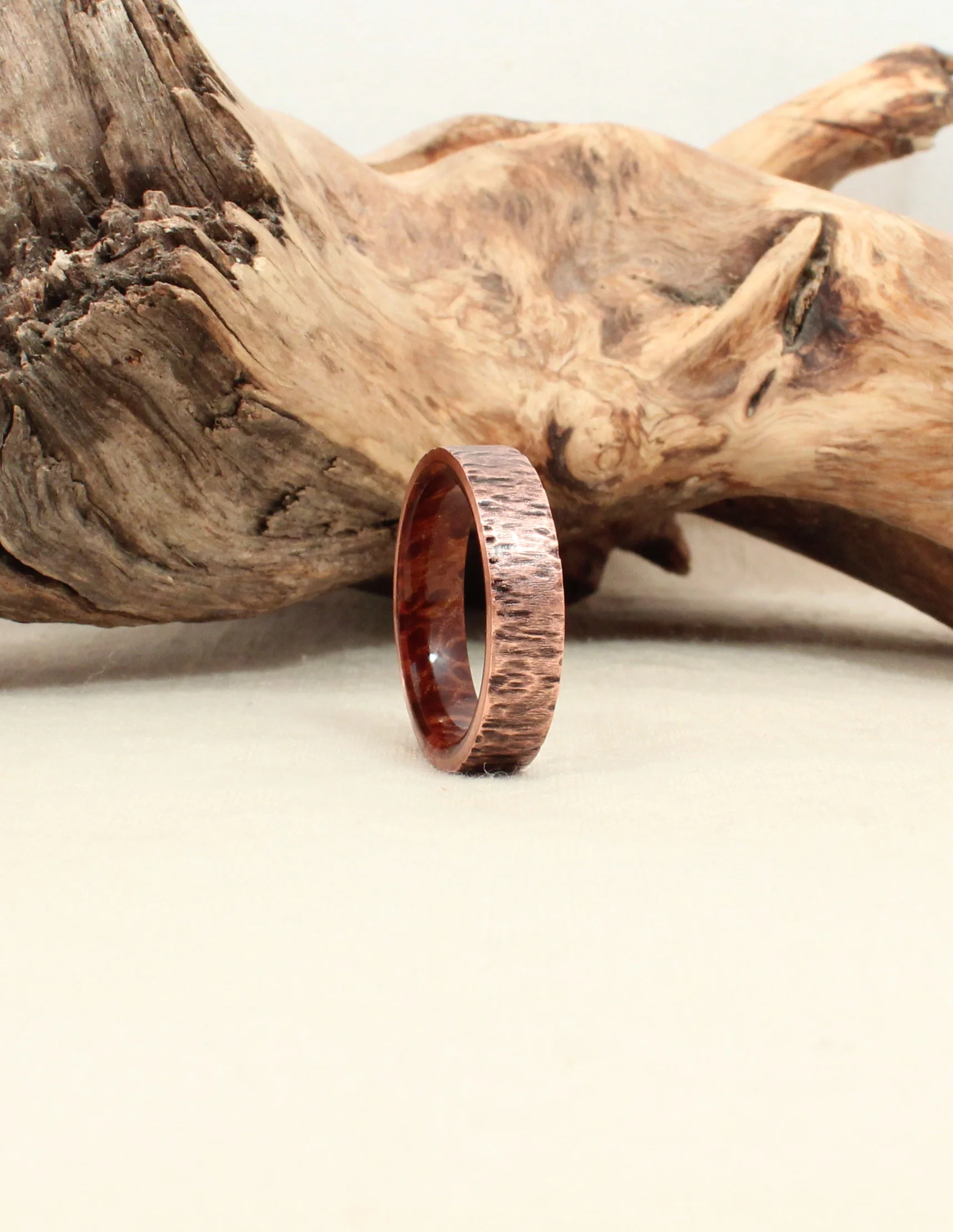 Redwood Burl and Rusticated Copper