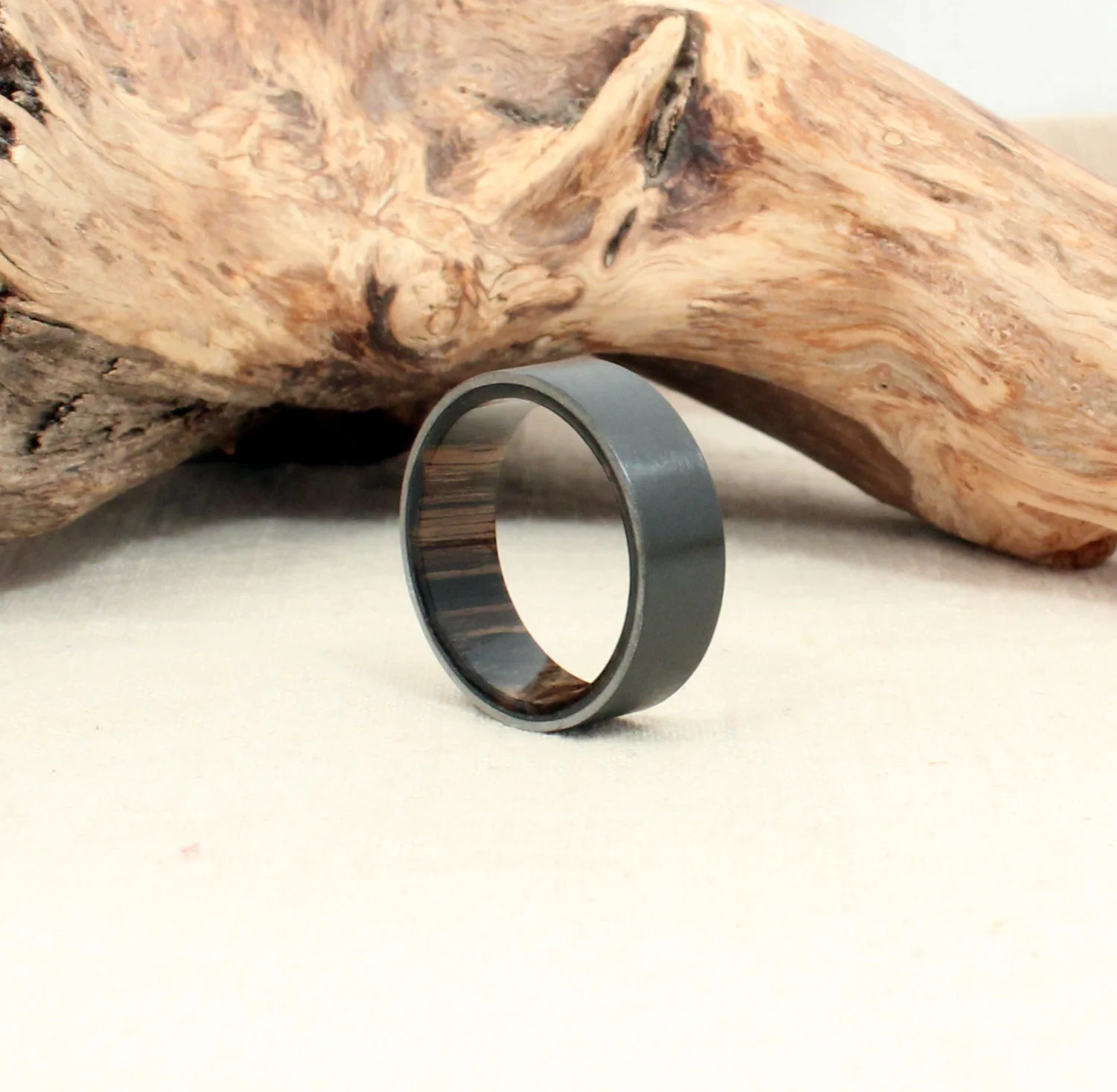 Bagues en bois Bog Oak