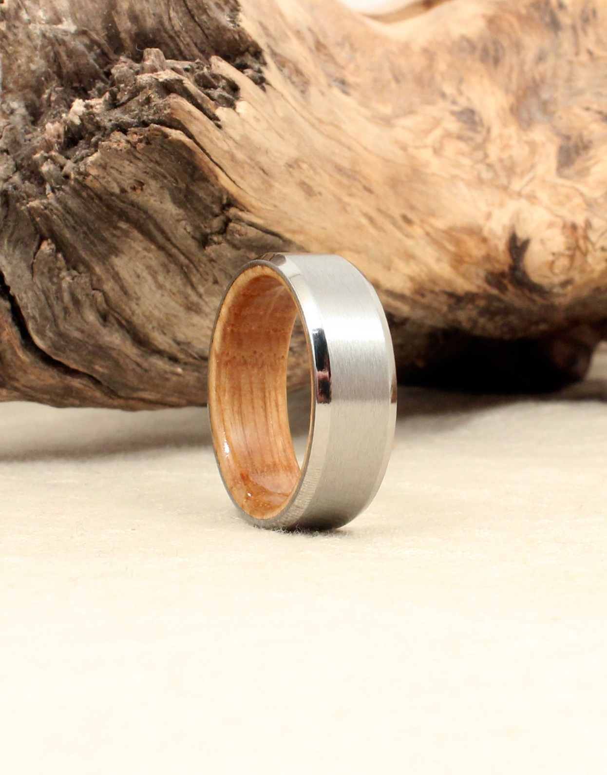 Purple Tennessee Whiskey Barrel Wood Ring 