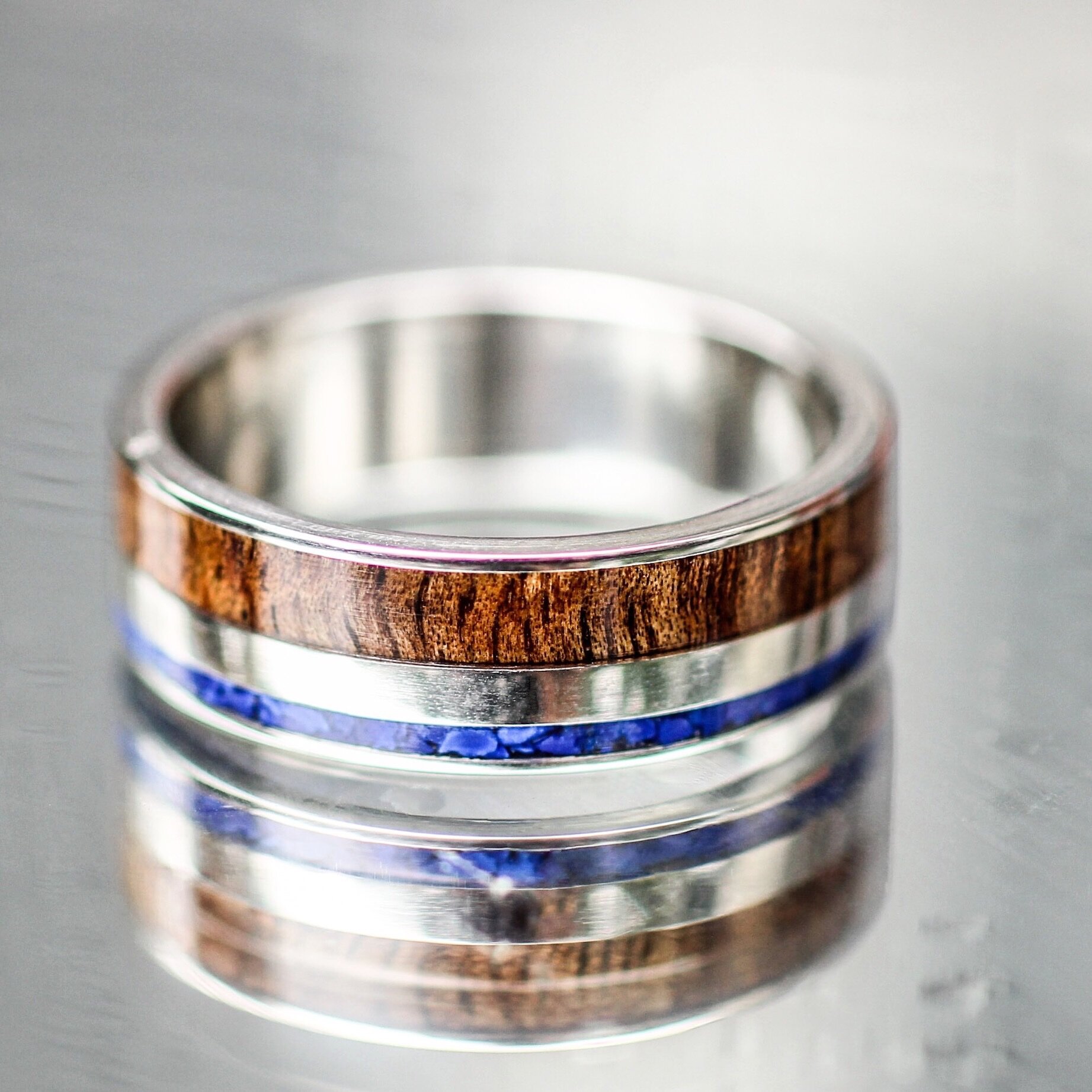Shop Cobalt and Wood Rings