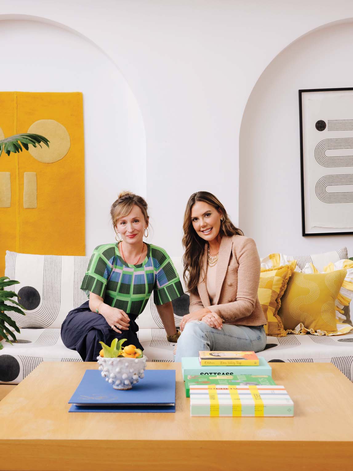 Block Shop Textiles' Hopie Stockman + jewelry entrepreneur Kendra Scott