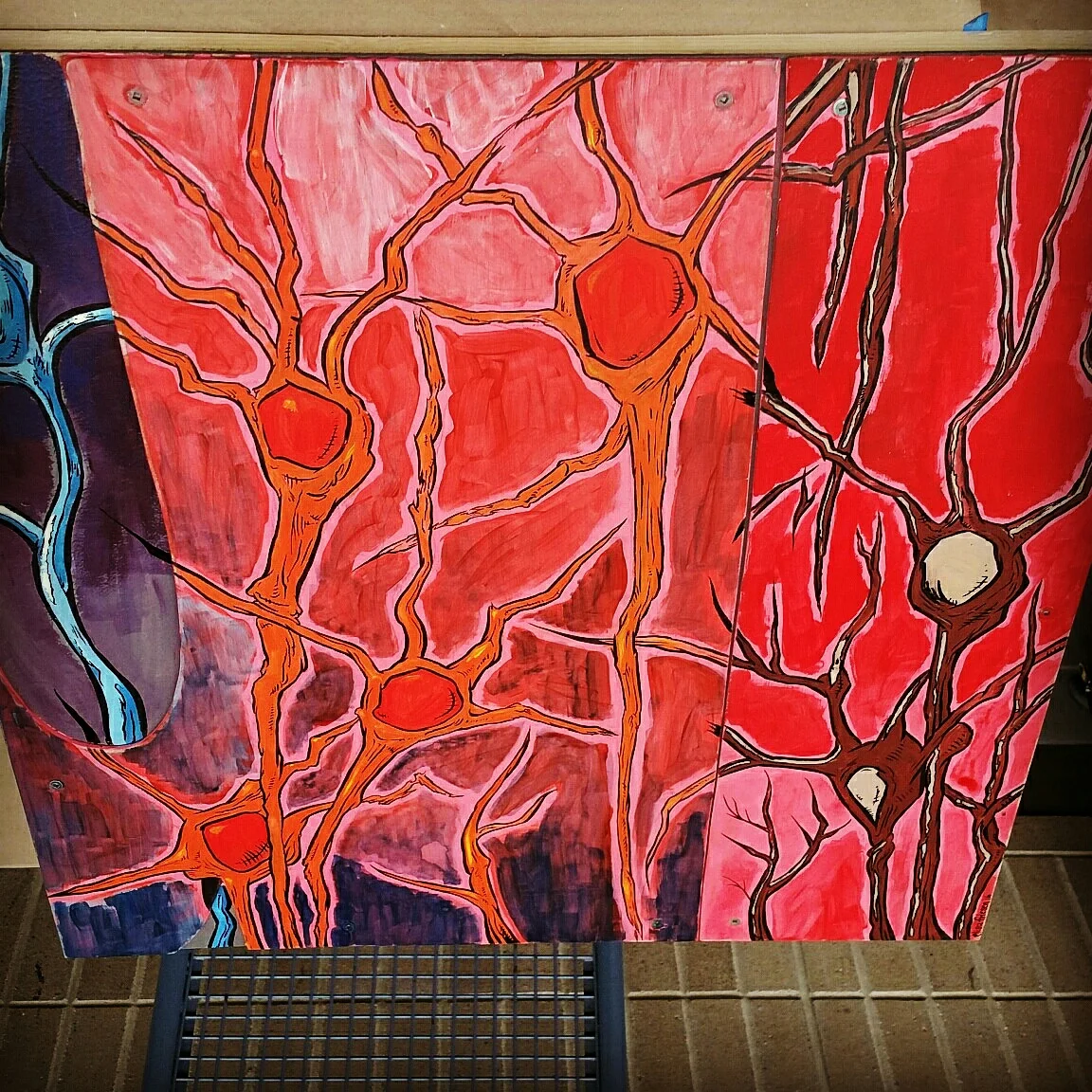My little slice. Neurons.