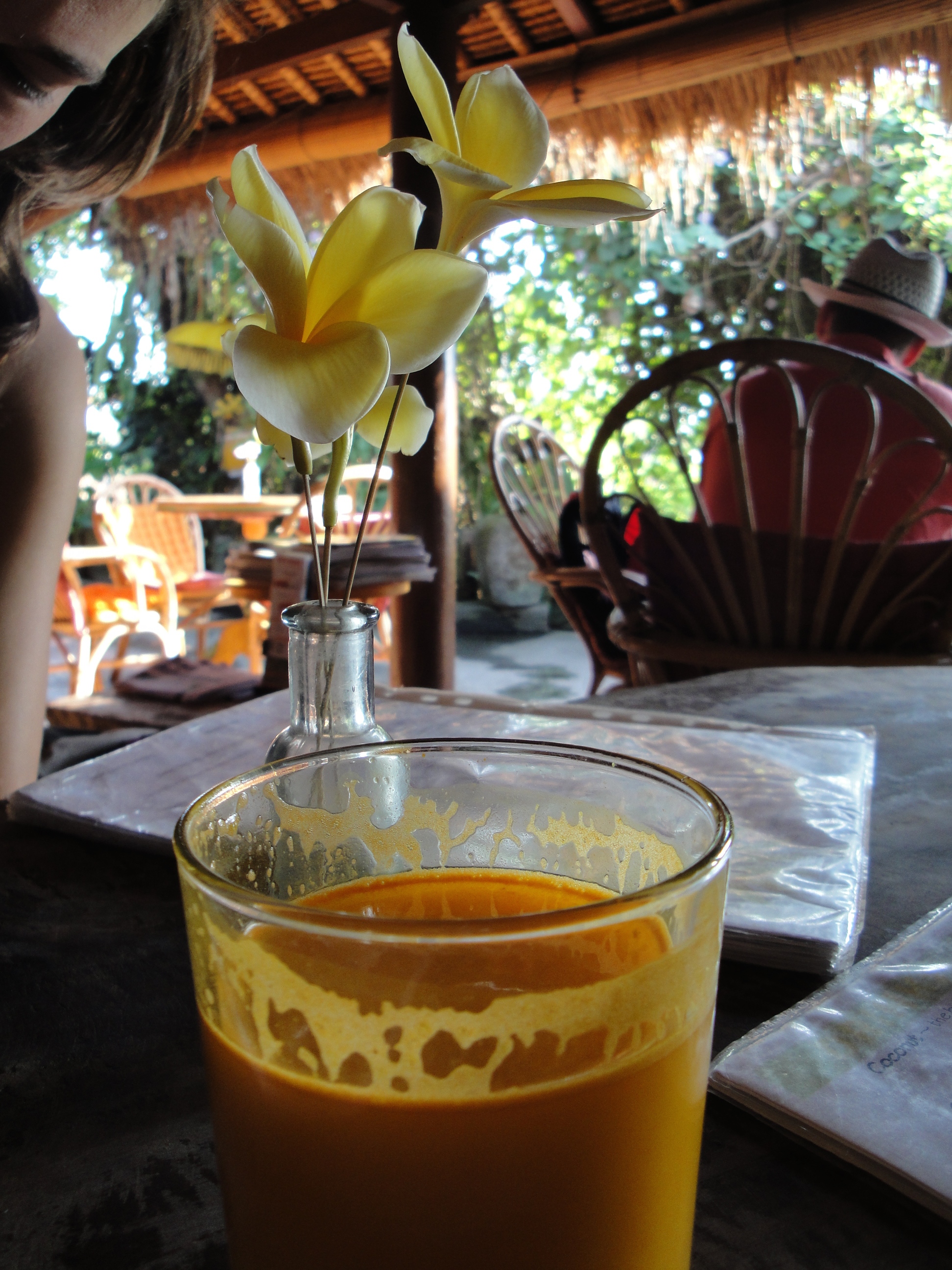 Turmeric Medicinal: Fresh turmeric, coconut water, lime. Bali appears to grow this stuff prolifically.