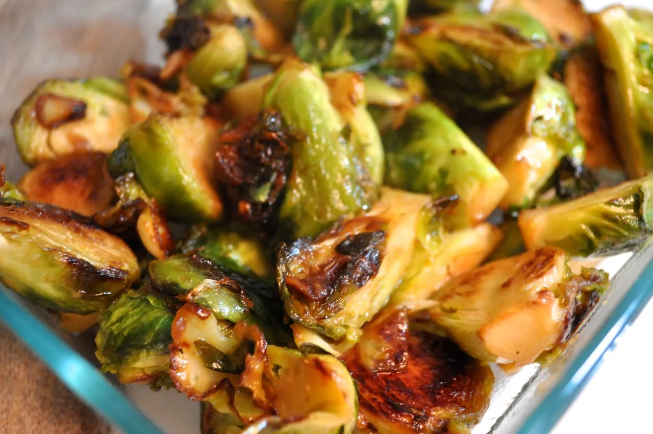 Brussels Sprouts with Honey Dijon Glaze