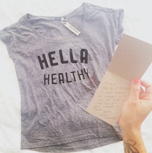 I’m obsessed with mine! It’s super soft but mostly because well, it says HELLA on it & it’s just so fun to say (that's my inner-Cali girl coming out)