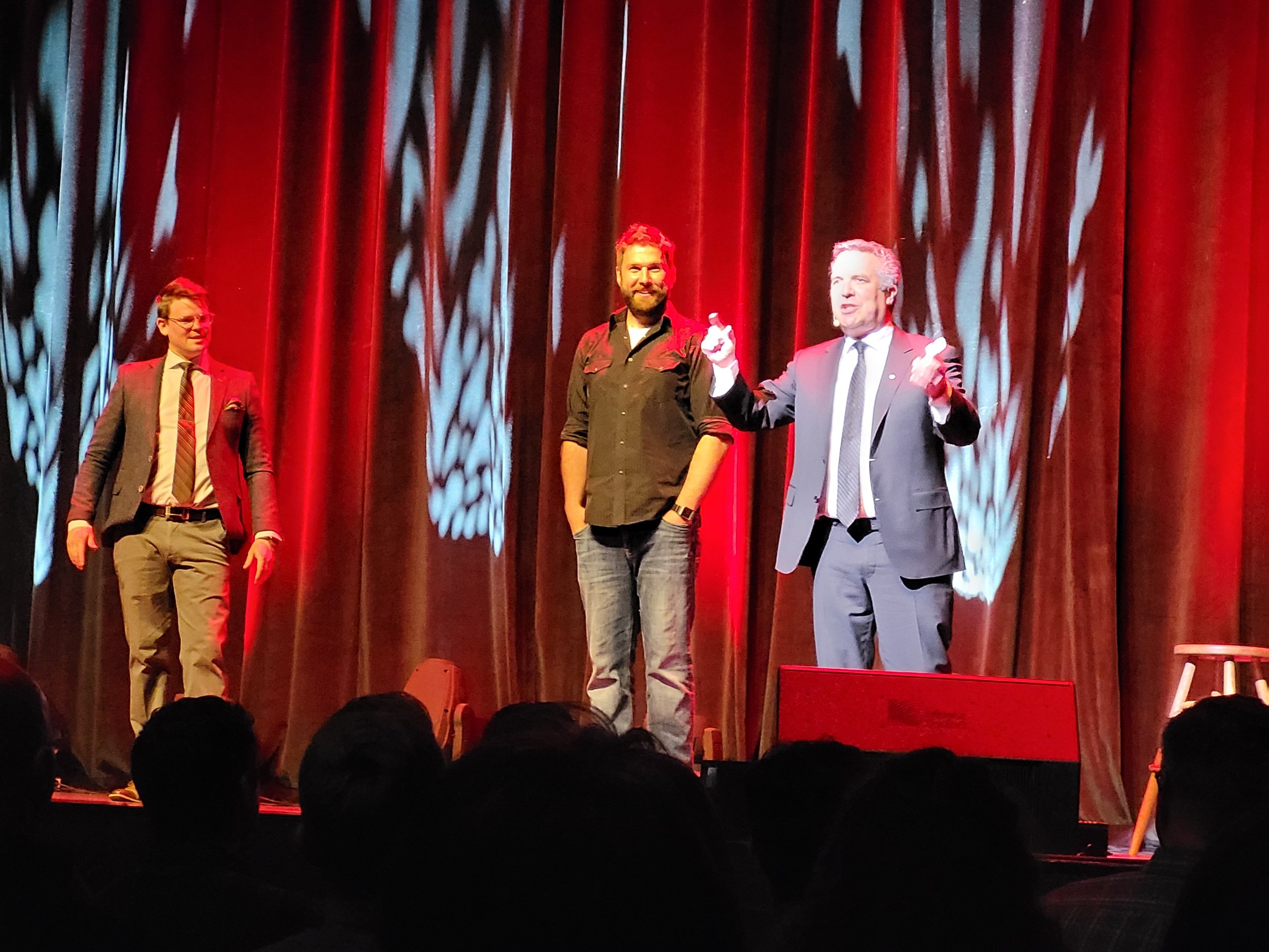 Comedians Ivan Decker, me & Rick Mercer - Just For Laughs "Comedy Night In Canada" Tour