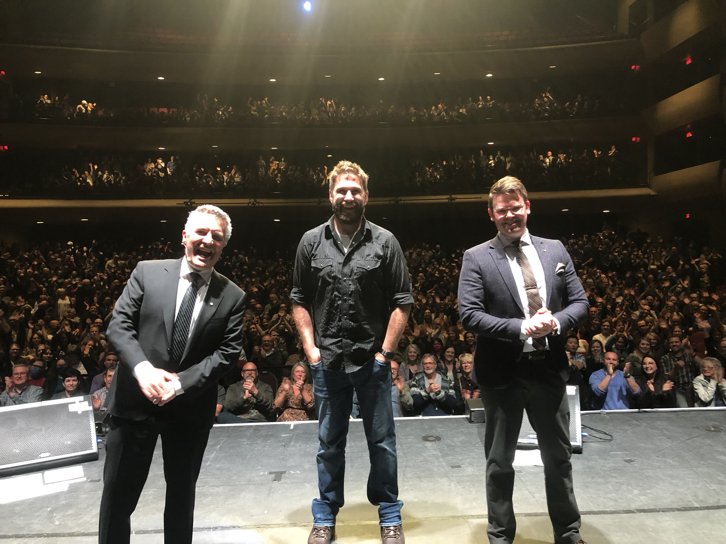 Just For Laughs "Comedy Night In Canada" Tour - Rick Mercer, me, Ivan Decker