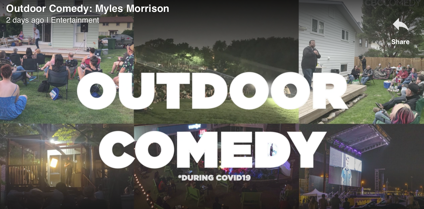 Myles featured on CBC Comedy