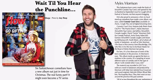 Myles featured in Flow Magazine