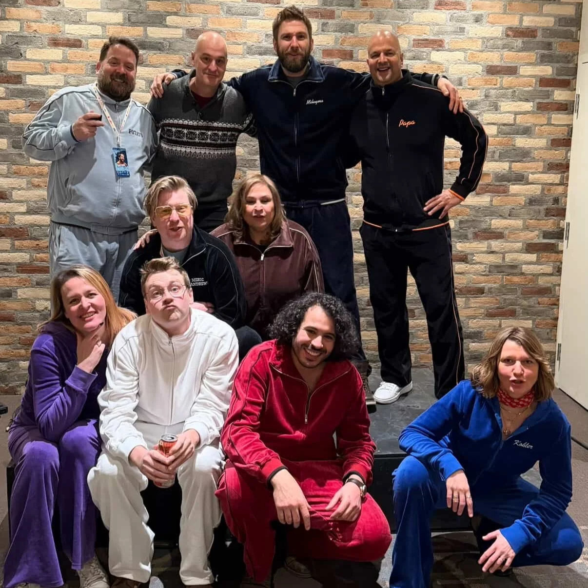 Comedians Jeff Paul, CBC Producer Lee Pitts, me, Ali Hassan, Eric Andrews, Marth Chaves, Kyra Williams, Sam Burns, AJ Bate, and Rebecca Kohler - Ice Breakers Comedy Festival