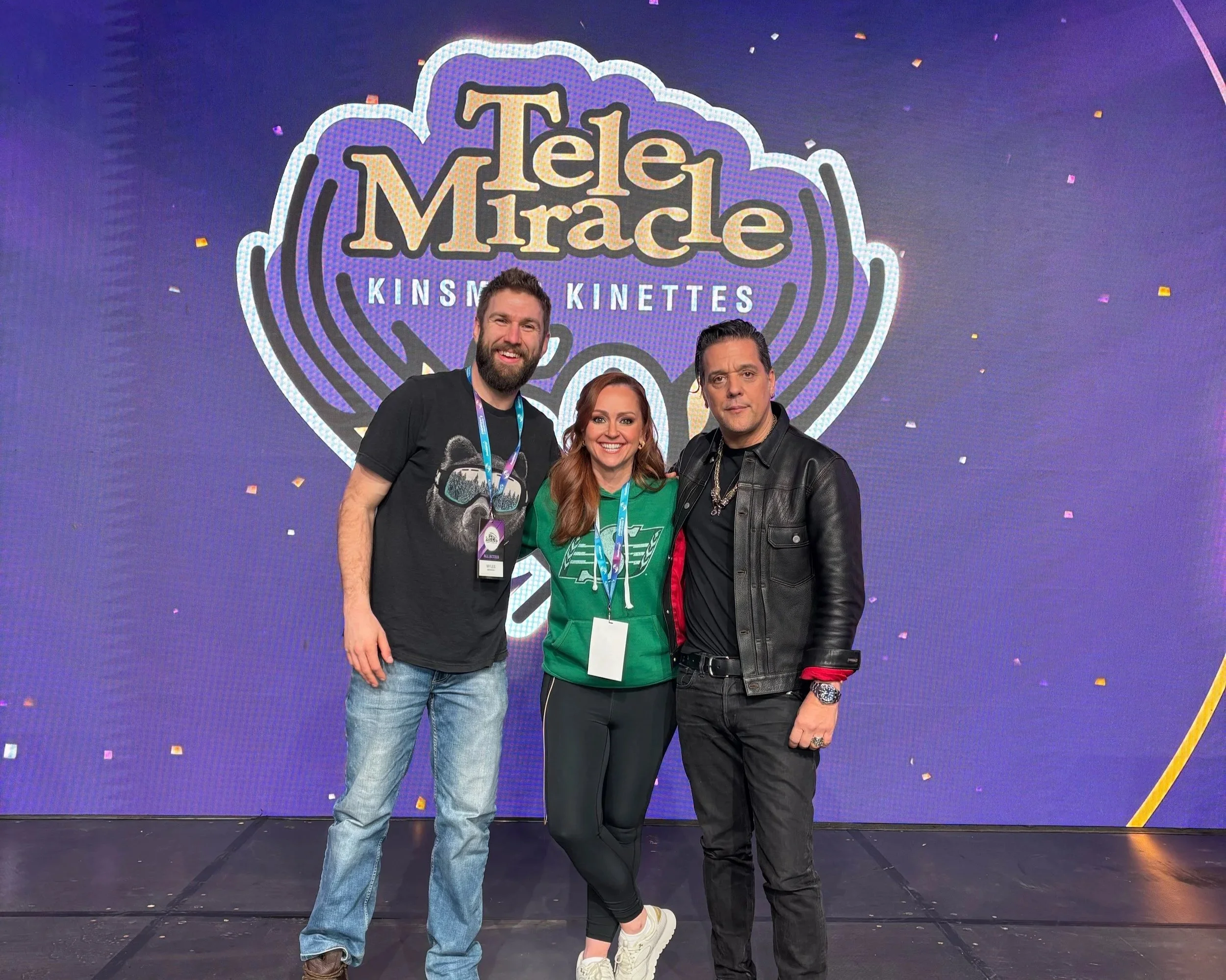 me, Kate Beirness, George Stroumboulopoulos - Telemiracle