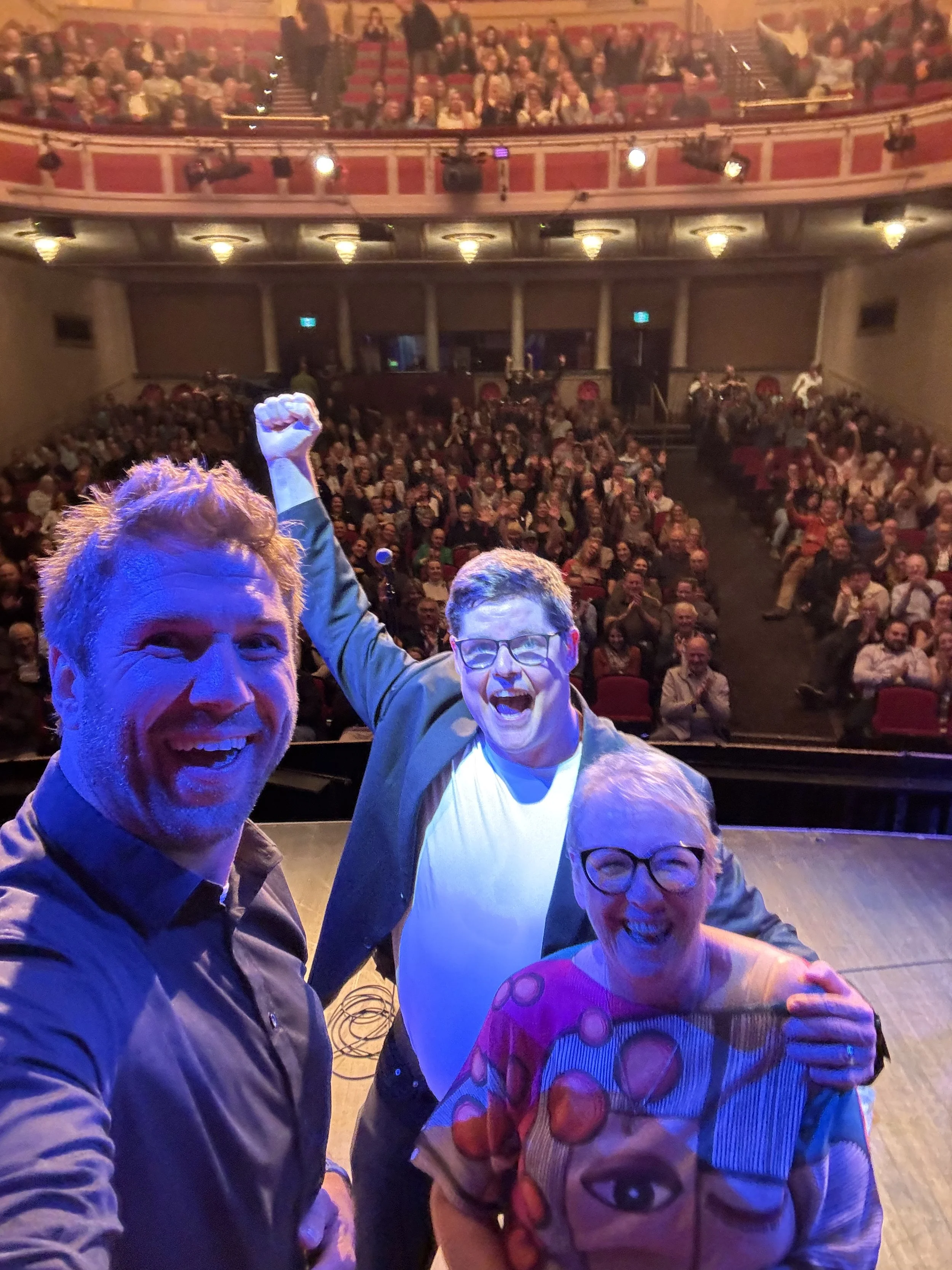 me, Rob Pue, Sid Bosel - IG Comedy Tour