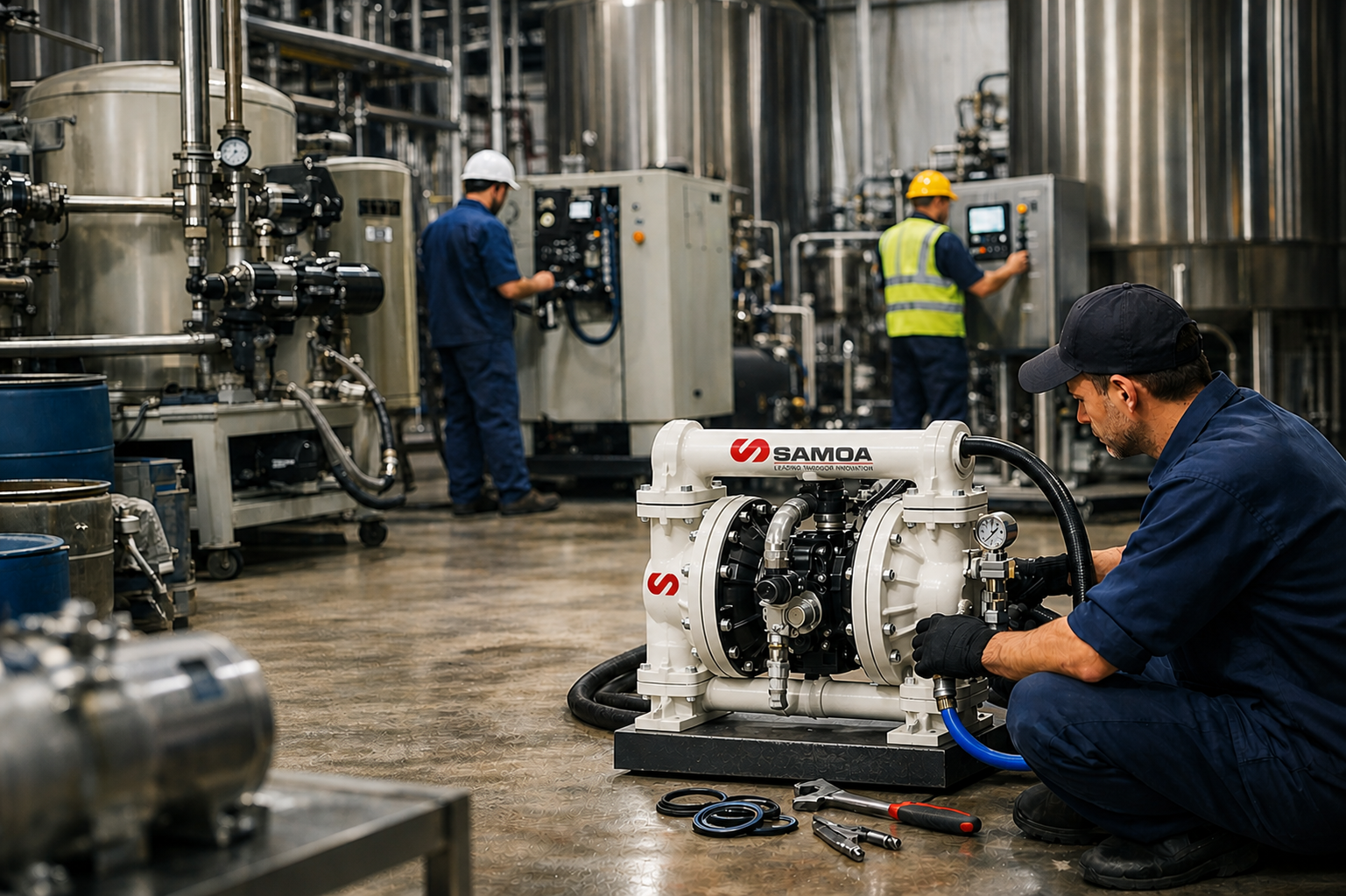 Generated image: Technician working on industrial pump assembly.png