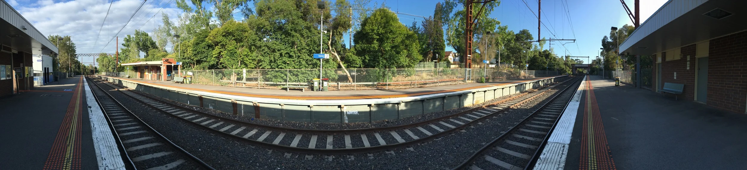 We spent a good amount of time at the train station. 