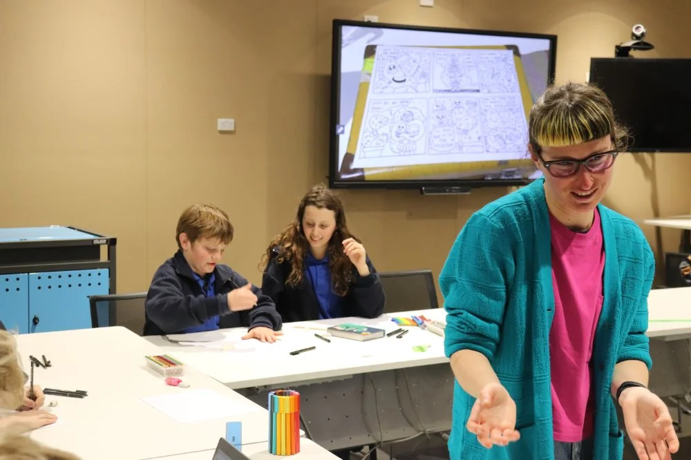 Library Service - Photos - CL - Inky Fingers Comic Gang Workshop - 19 July 2021 - Photo 1-small.jpg