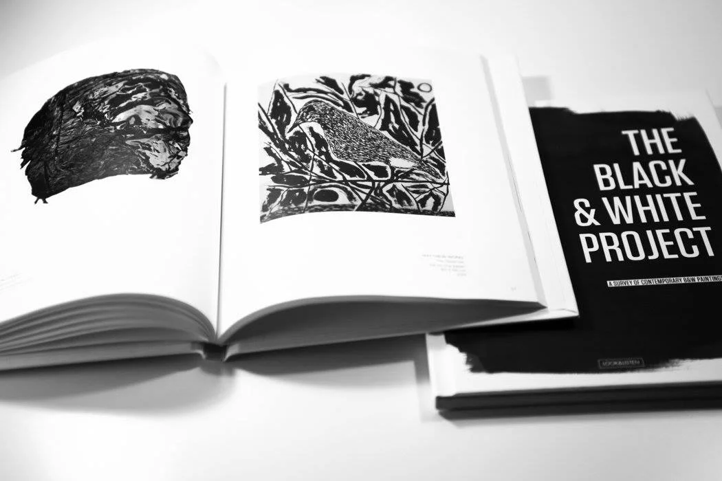 The B&W Project book. I created this book for the London ‘Sluice’ Art fair, I took 100 artists with me in this book instead of just 30 …