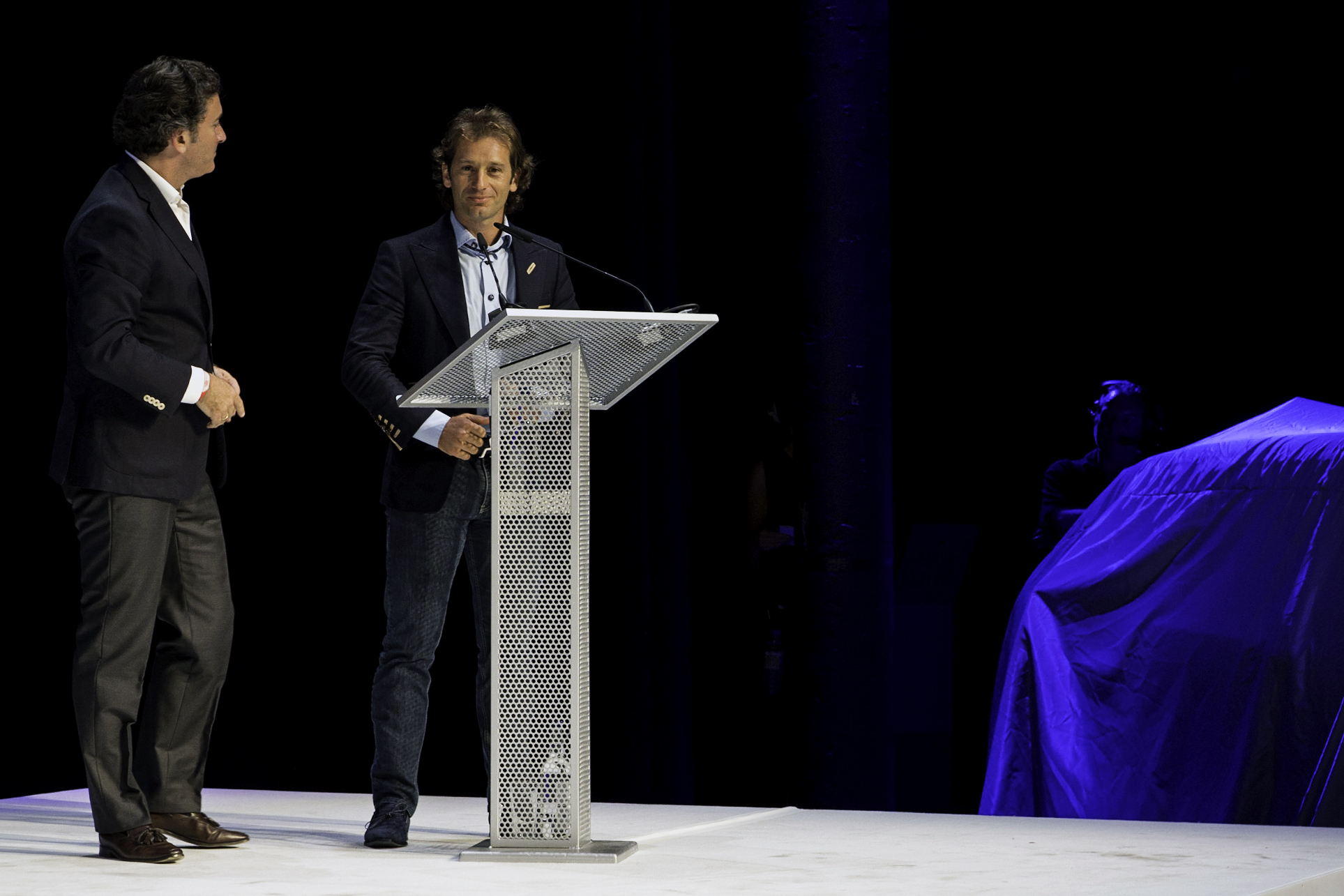 Jarno Trulli & Alejandro Agag - Formula-e launch, Roundhouse