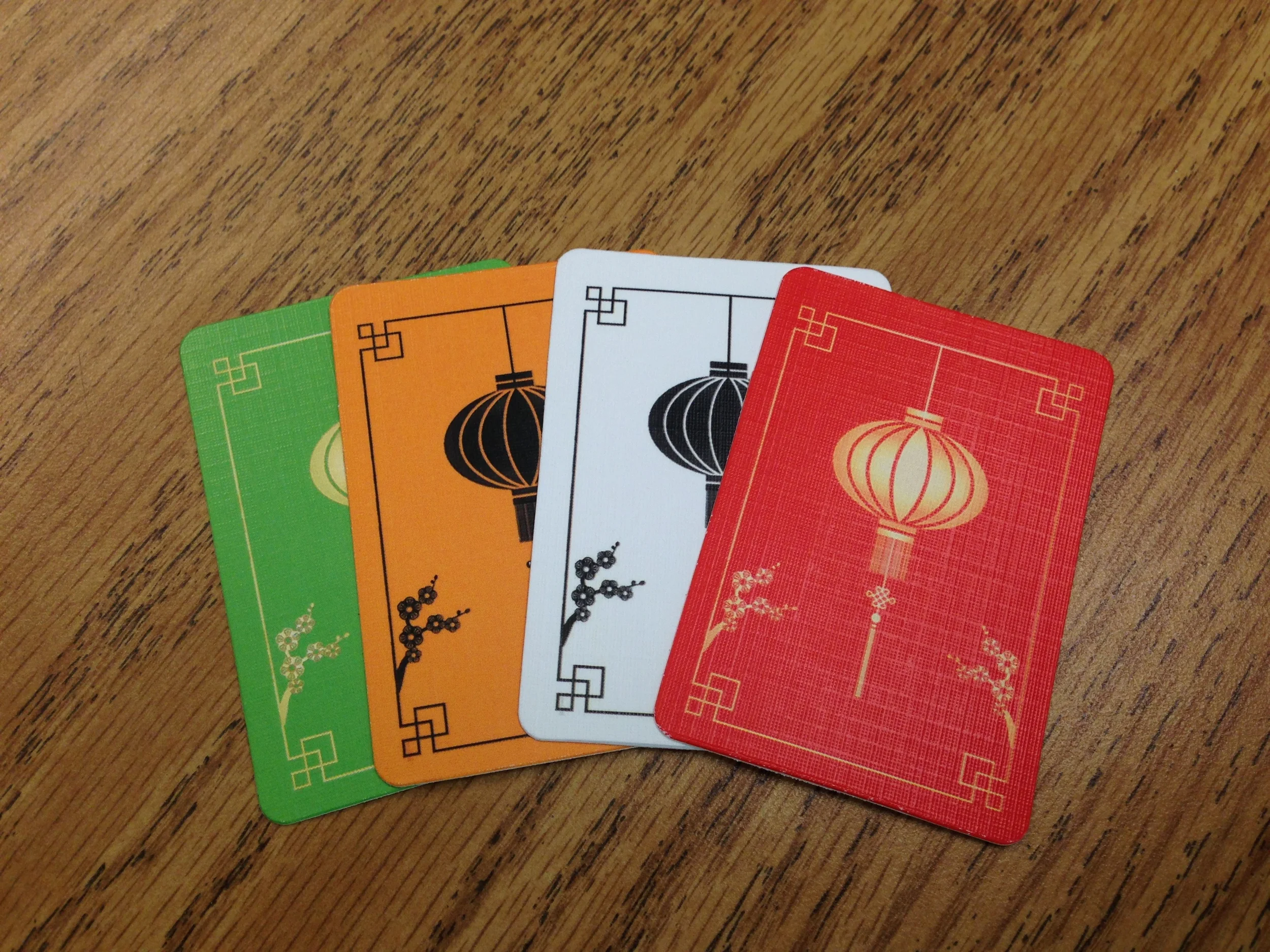 Lantern cards. Prototype components. 