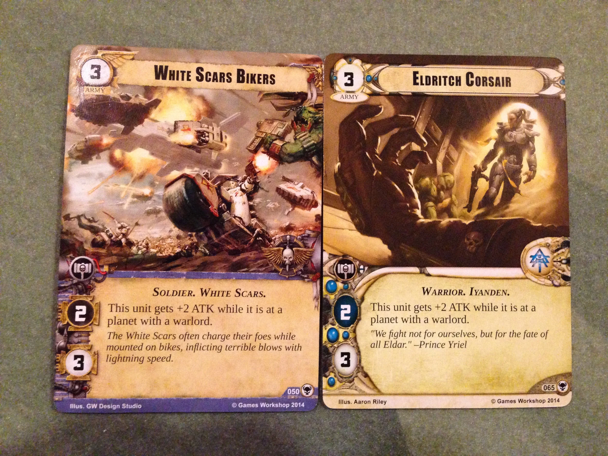 Same Card. Different factions. both awesome.