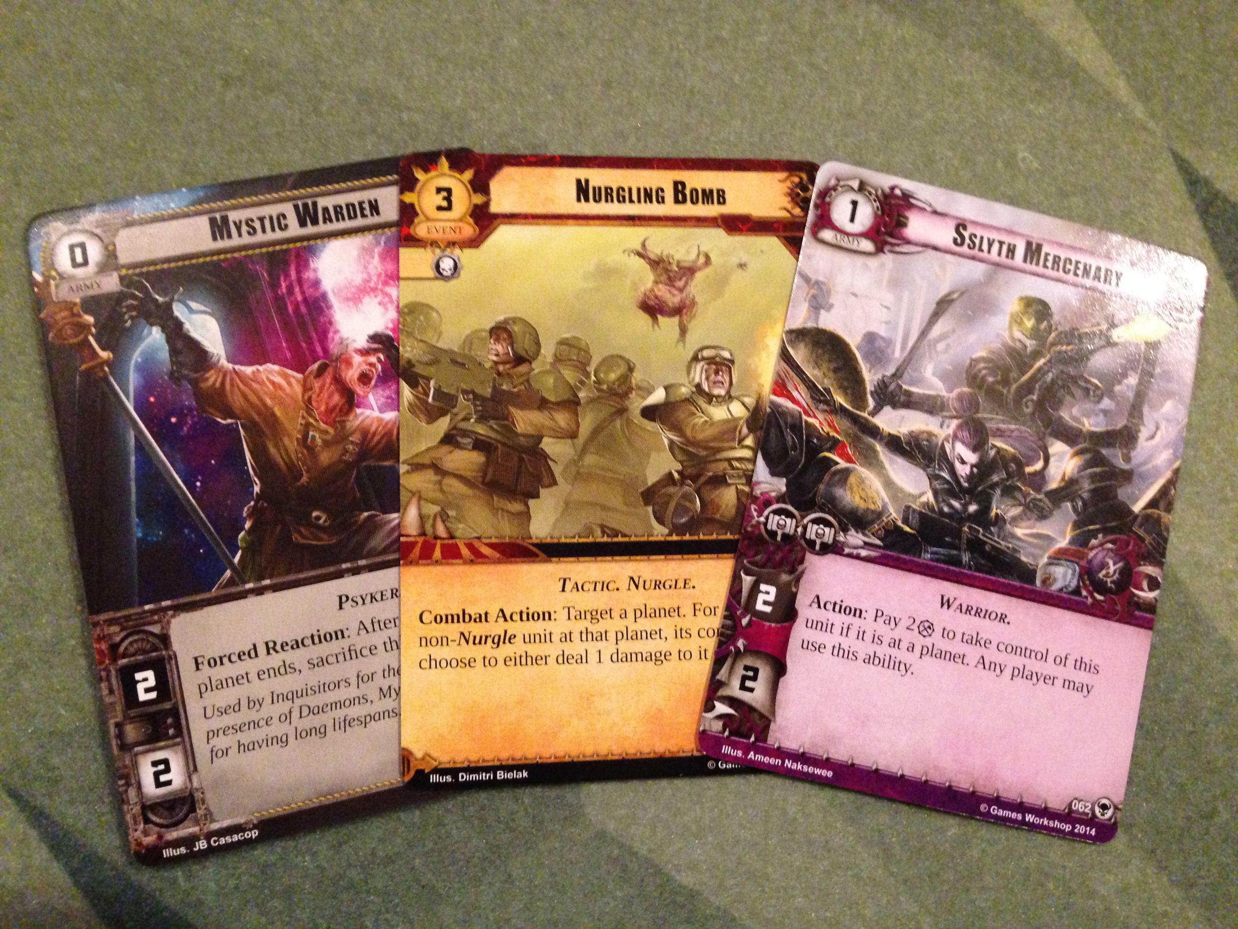 Warhammer 40000 Conquest LCG Gift of the Ethereals Aun'shi Squad 