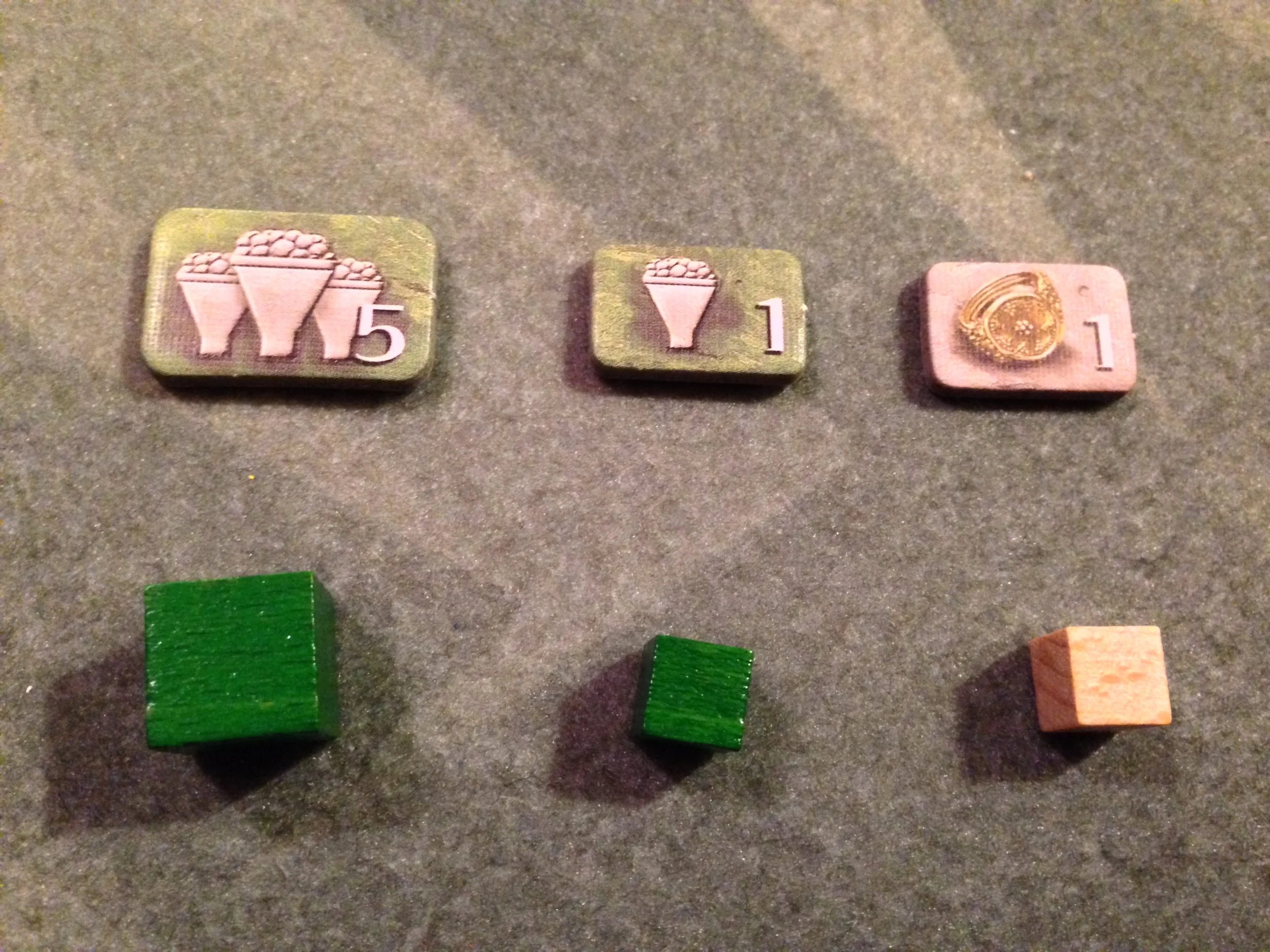 new VP and treasure tokens on top