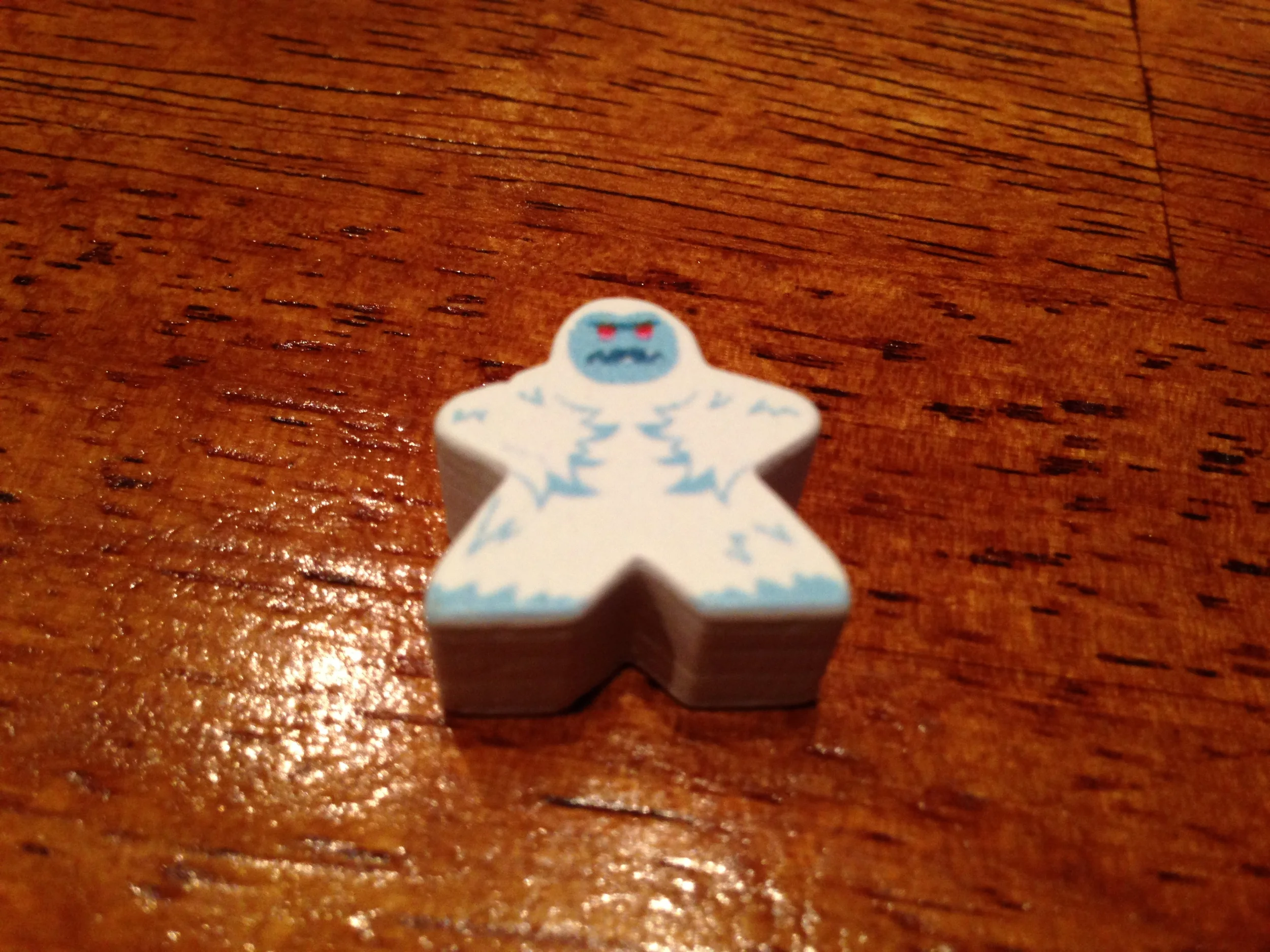 uhh...it's blurry because I was trying to take this picture while running away from the yeti. Yeah...that's the ticket...