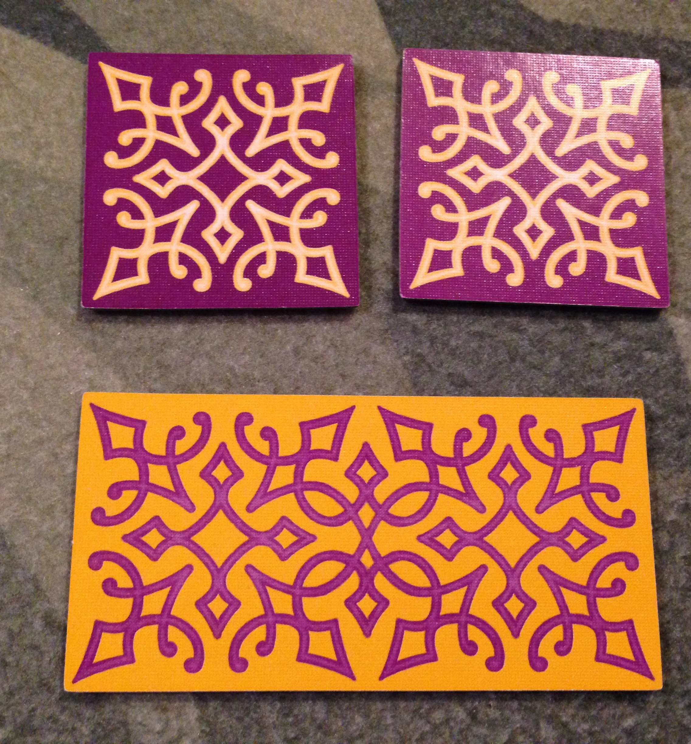 Even the tile backs are gorgeous!