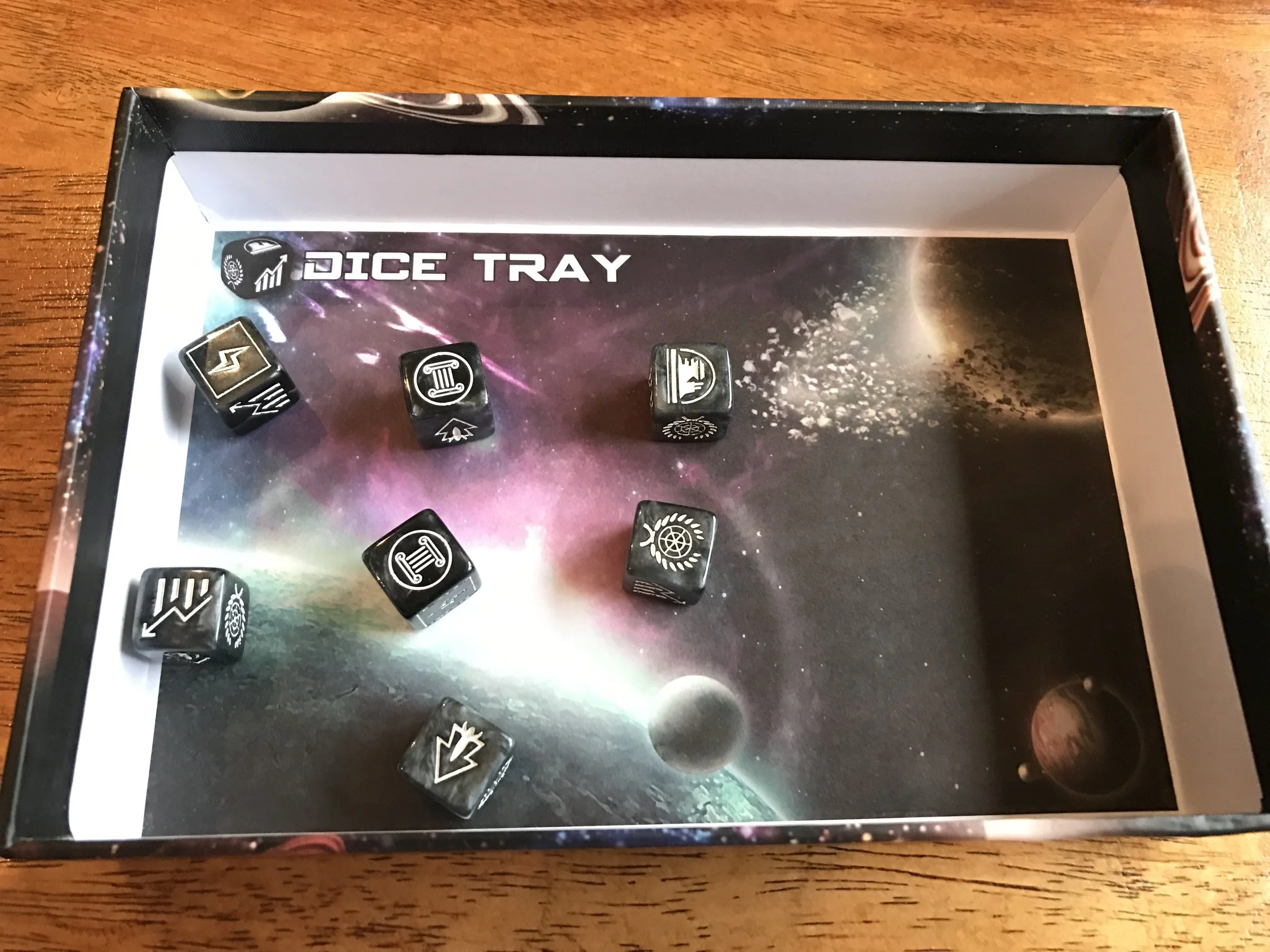 Free dice tray included in every box!