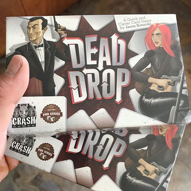 Don&rsquo;t often buy games from Amazon (especially games I already own) but when I saw they had Dead Drop by @jasonkotarski I snatched up 2 extra copies! One of my favorite deduction micro games! .
.
.
.
.
#analoggames #boardgame #art #tabletop #gam