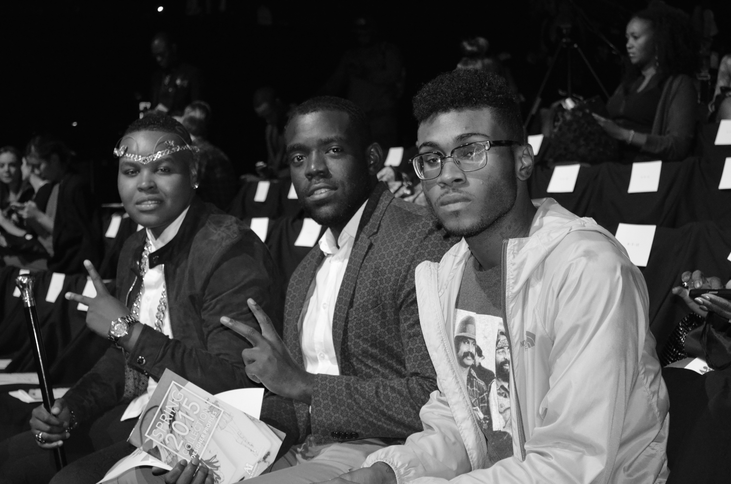 Three men, three styles at Lincoln Center - New York Fashion Week.