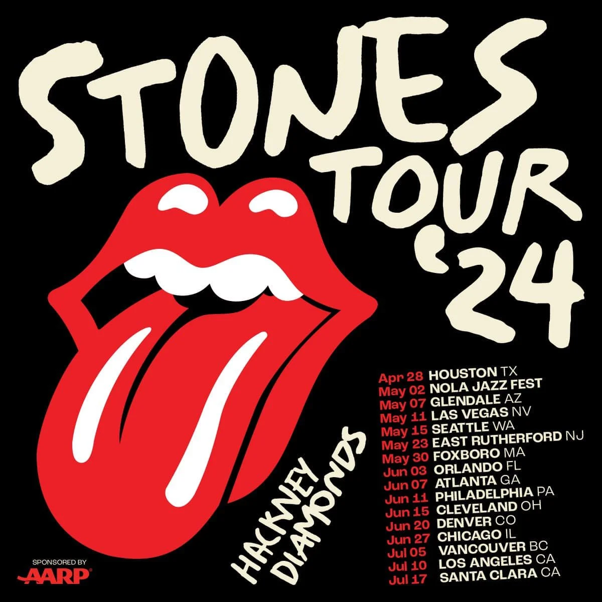 The Rolling Stones - Hackney Diamonds Tour '24