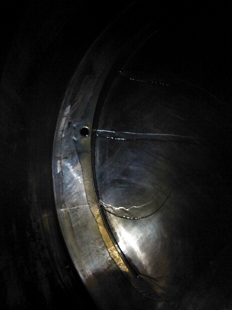 Wort (sugar water) from Prime Stache Lager slowly making it's way into the kettle to be hopped and boiled.