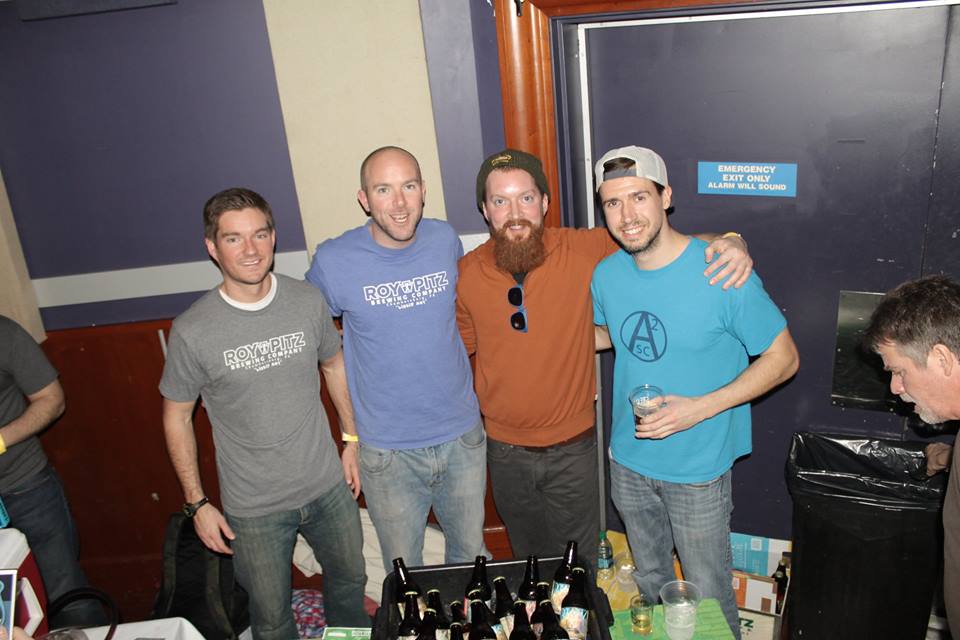 Waney, Chris, Coti and Otl pouring at World Cafe Live, Philadelphia