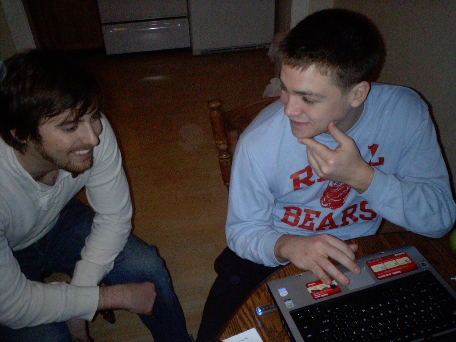 Writing the business plan, hanging in Chicago, January 2007.