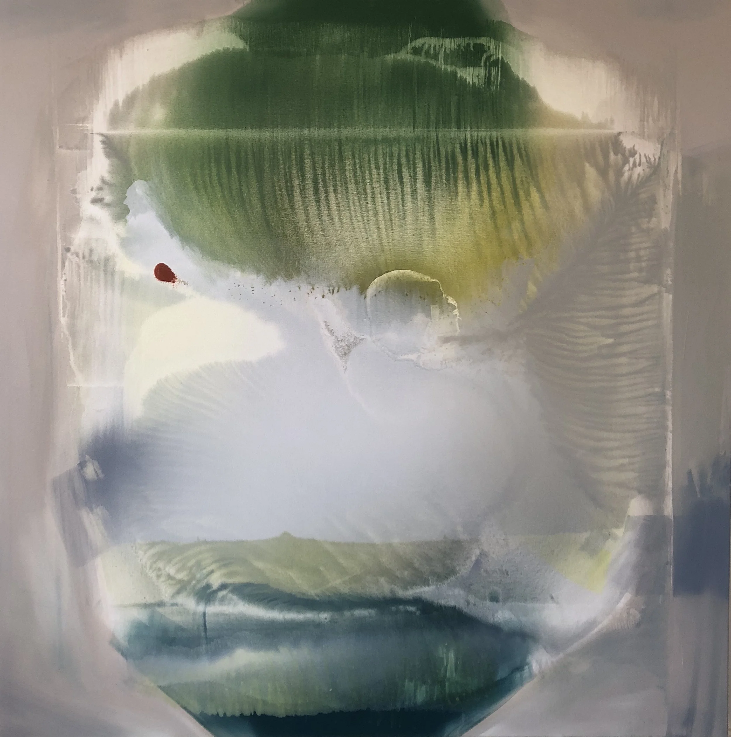 From One To The Other , oil on canvas, 72" x 72", 2018