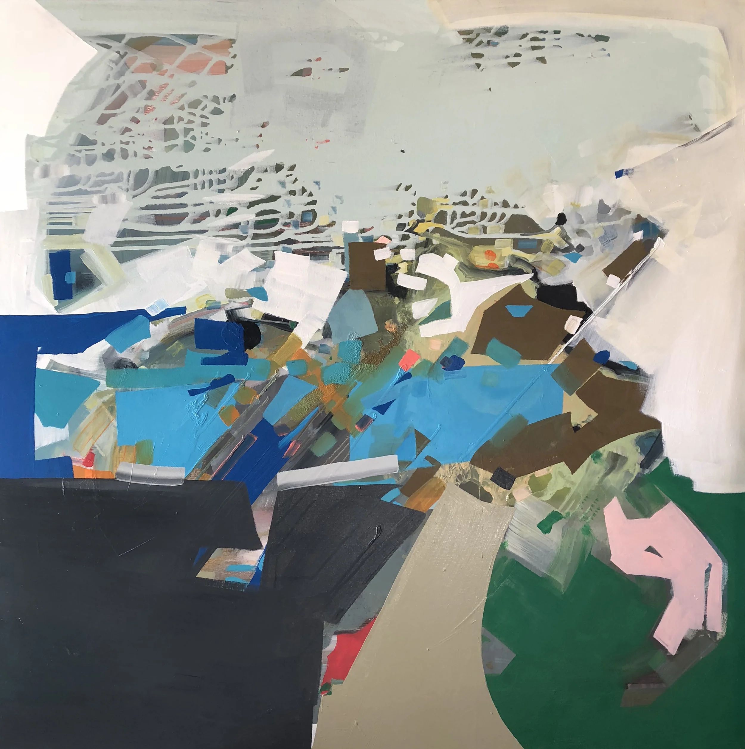 All The King’s Horses , oil on canvas, 48" x 48", 2018