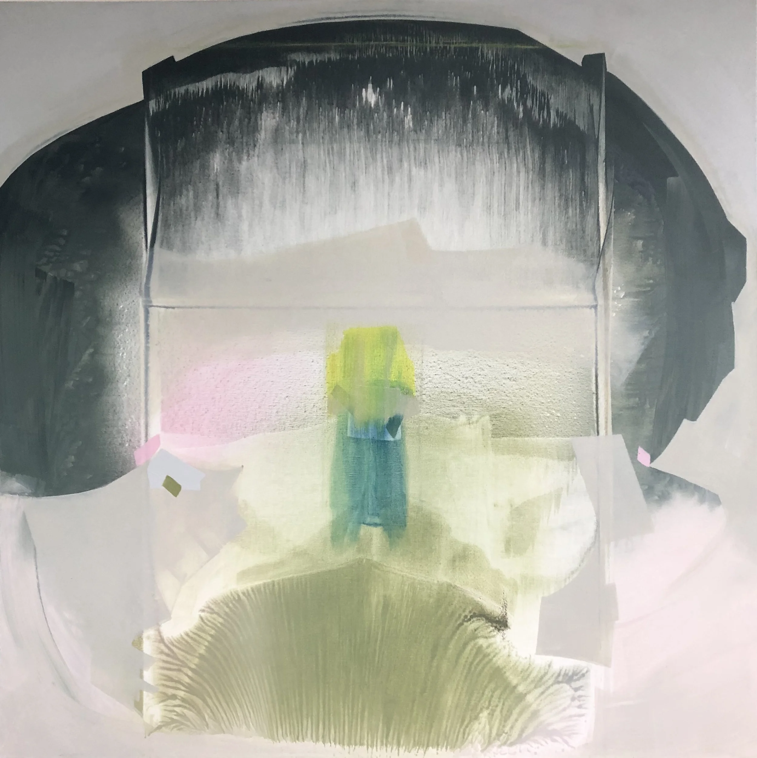 Off In A Land Far Away , oil on canvas, 60" x 60", 2018