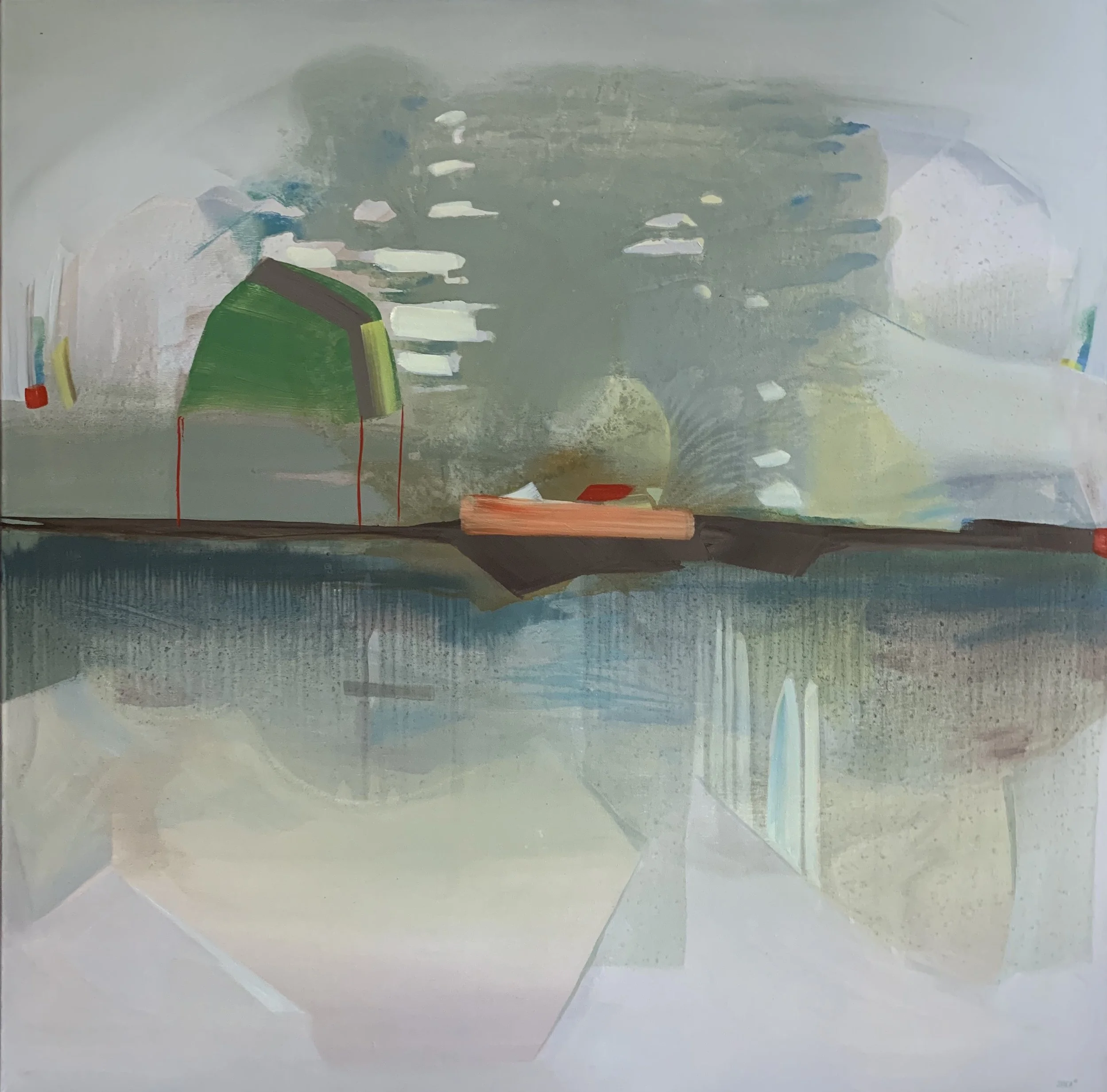 Mirage , oil on canvas, 48" x 48", 2019