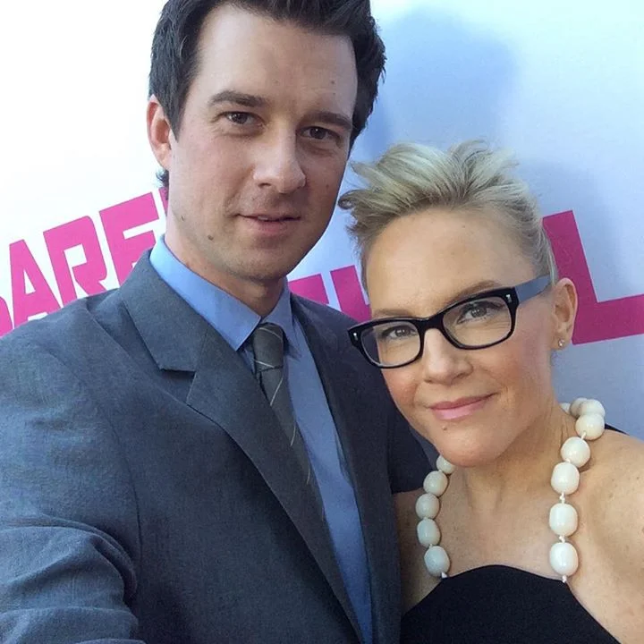 Christian Hebel and Rachael Harris at premiere of Barely Lethal movie