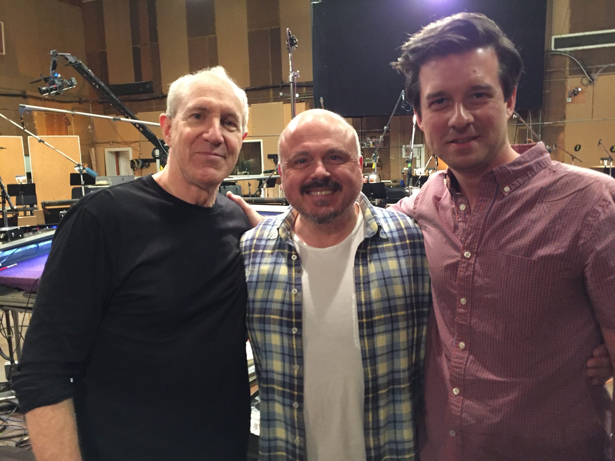 Christian Hebel with Bill Ross and Walter Afanasieff. Photo by Christian Hebel