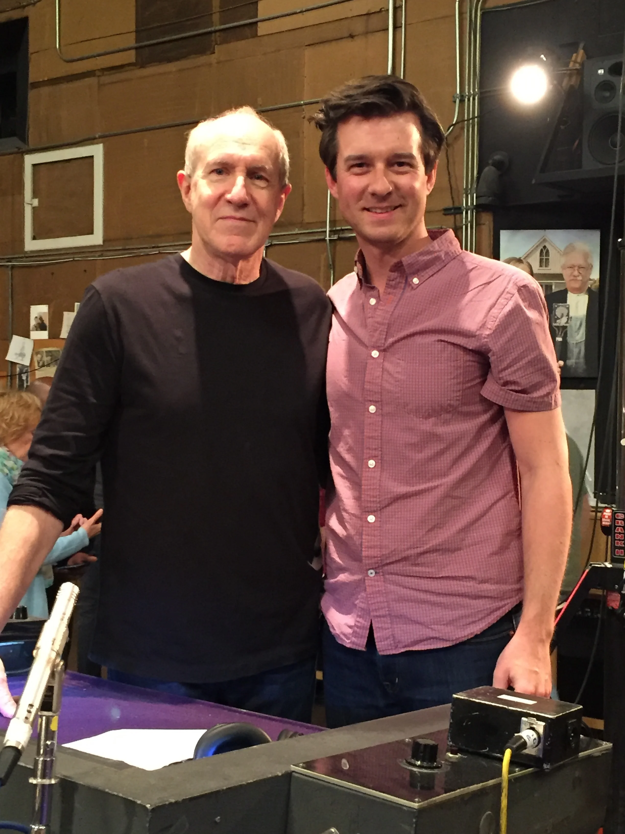Bill Ross and Christian Hebel. Photo by Christian Hebel