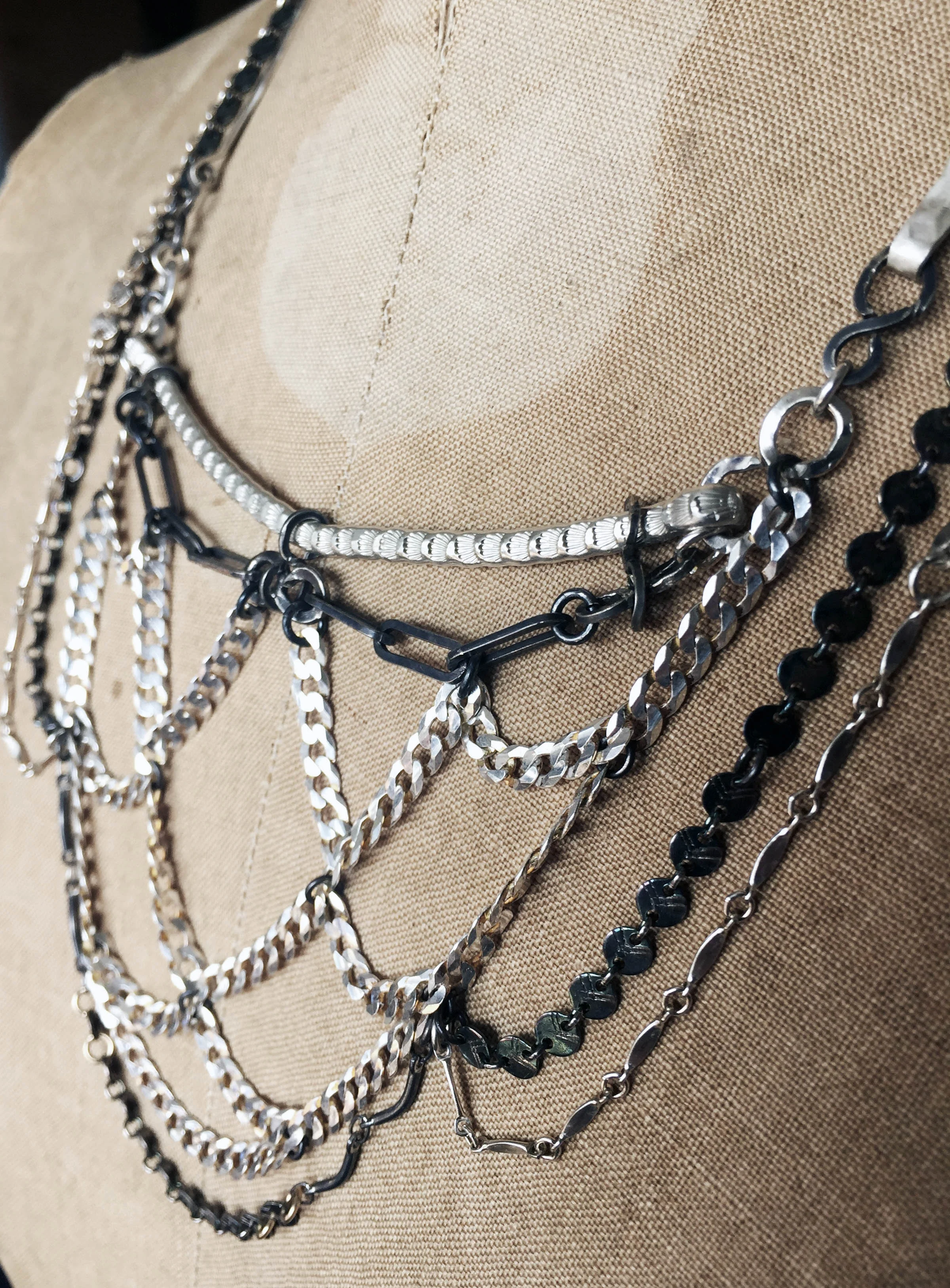 Ponomo Chain Web Necklace POSS15c.jpg