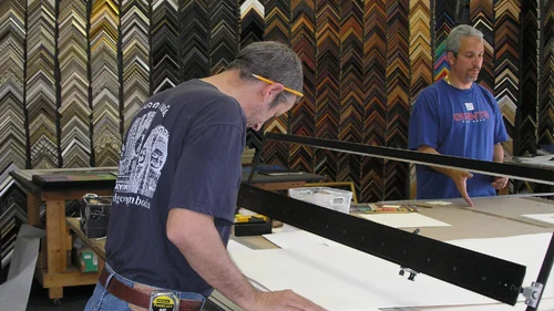 FRAMING We have a larger variety of framing solutions we propose for projects. Our capabilities also include stretching canvases, box or plexiglas mounts, and other creative framing solutions.